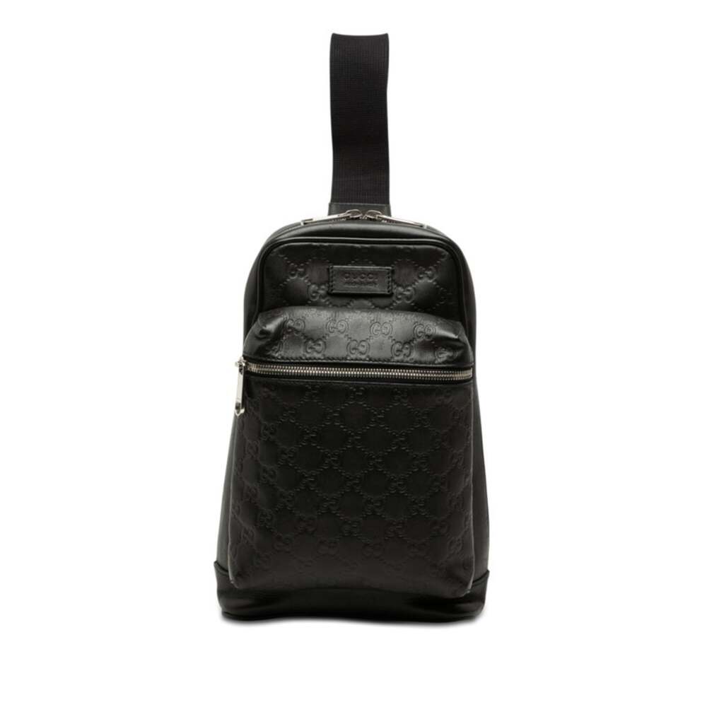 Signature Slim Crossbody Bag Guccissima #309489G10B